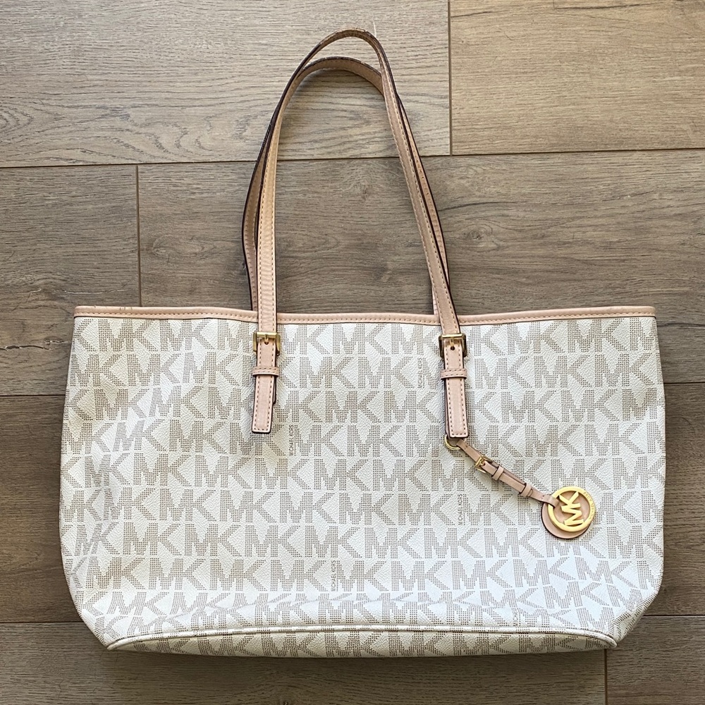 Michael Kors Beige Tote Bag